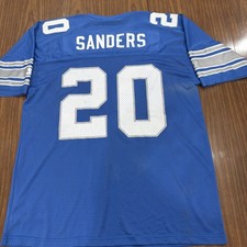 Vintage Starter Detroit Lions Barry Sanders #20 Jersey Blue Mesh Size 52 XL USA picture