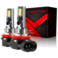 H11 LED Fog Light Bulbs High Power Driving Lamps 10000K Super White Foglight 2x picture