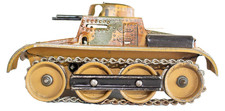 1930's Post-WWI German Gescha Panzer I Clockwork Tank picture