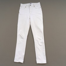 Paige White Denim Jeans Sz 26 Sarah Slim Skinny Stretch Style picture