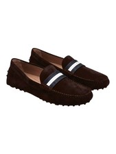 Bally Kansan 6305037 Men's Ebano Suede Leather Loafers MSRP $650 picture