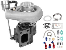 Upgrade T04e T3 A/r.63 420hp Stage Iii Boost Turbocharger Oil Feed+drain Line picture