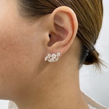 4.3ct F/VS2 Round Brilliant,Pear,Marquise Cut Lab Created Diamond Rose Gold Gift picture