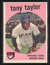 1959 Topps #62 Tony Taylor - EX+ Set Break picture