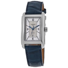 New Longines DolceVita Automatic Silver Dial Leather Men's Watch L5.767.4.73.9 picture