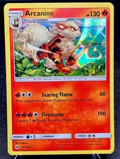 Arcanine 22/149 LP Holo Rare Pokemon Card picture