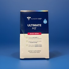 Authentic MD Ultimate H2 30 Dissolvable Tablets B12 & Magnesium. picture