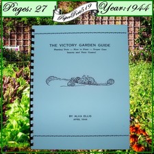 1944 The Victory Garden Guide 27 Page picture
