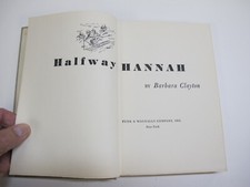 Halfway Hannah, Barbara Clayton, 1964, 1st edition, Funk and Wagnalls Co picture