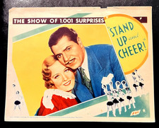 STAND UP AND CHEER 1934 ORIGINAL LOBBY CARD, WALTER BAXTER, MADGE EVANS picture