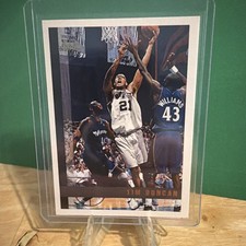 1997-98 Topps Tim Duncan #115 Rookie Card RC San Antonio Spurs HOF picture