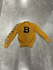 Vintage 40’s 50’s Brine Boston College Collegiate Wool Boatneck Sweater Rare picture