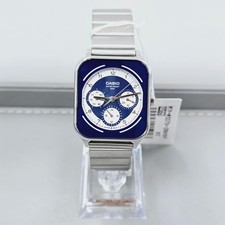 Casio Standard Series MTP‑M307D‑2B Blue Dial Stainless Steel Multi‑Function dial picture