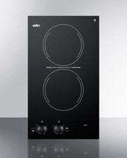 Summit CR2110 Electric 2 Burner Ceramic Cooktop Countertop installation picture