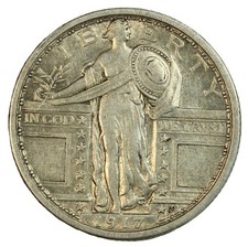 1917 25C Type 1 Standing Liberty Quarter- CHOICE  UNC- SMH 1555 picture