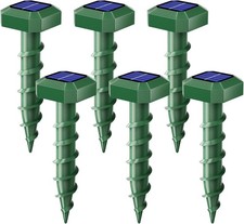 Mole Repellent Solar Powered, 6 Pack Snake & Skunk Repellent for Yard,  picture