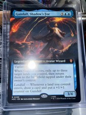 Gandalf, Shadow's Foe M 0099, NM Extended Art, MTG The Hobbit: Eternal Legal HOC picture