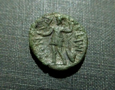 SICILY, Panormos. After 200 BC. Æ 15 mm  Zeus / Warrior picture