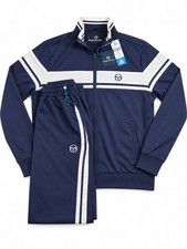 Sergio Tacchini Men's Damarindo Track Suit, Blue Sz-M picture