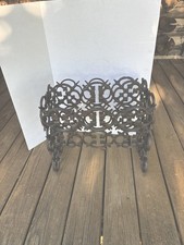 Antique cast Iron Magazine Rack,heavy picture