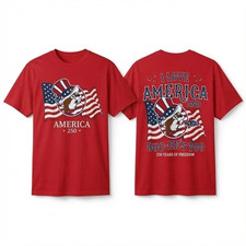 250th Anniversary America 4th of July 2026 Buc-ees T-Shirt Size S to 5XL picture