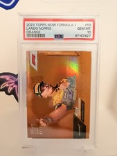 2023 TOPPS NOW Formula 1 F1 #59 LANDO NORRIS 100 races Parallel /99 picture