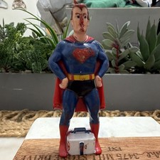 DC Comics Superman Figurine 1975 Vintage Plastic Multicolor Comic Hero picture