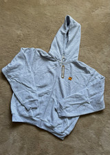 Skims Community Goods Cotton Fleece Full Zip Hooded Hoodie Women’s L Gray picture
