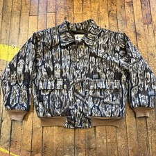 Cabelas Super Slam Insulated Breaker Camo Hunting Coat Jacket Large, Made in USA picture