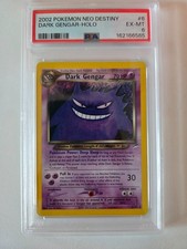 2002 Pokémon Neo Destiny Dark Gengar Holo #6- PSA 6 picture