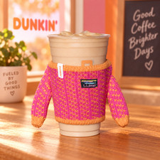 Rare Dunkin’ L.L. BEAN Cup Sweater Sleeve Limited Edition 2026 New (Check Time) picture