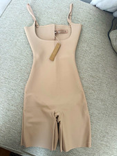 SKIMS BODY CS Open Bust Mid Thigh Shapewear Firm Seamless Clay S BNWT RETAIL $98 picture