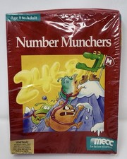 Vingage Number Munchers Computer Game Mecc IBM PC 3.5