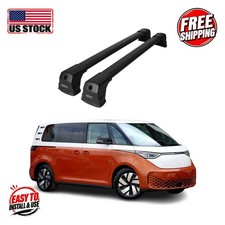 VW ID.BUZZ 2022- Roof Racks Elegance V3 Black 2Pcs picture