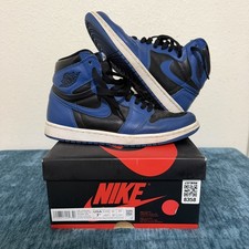 Nike Air Jordan 1 Retro High OG Shoes Mens 7.5 Blue Royal With Box 555088-404 picture