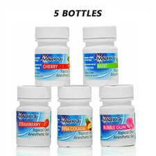 5 Bottles US MARK3 Dental Topical Anesthetic Gel 20%Benzocaine 1OZ Jar Exp.07/27 picture