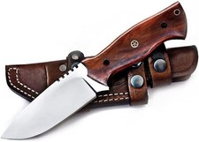 Horizontal Carry Knife, Bushcraft Knife, Scout Carry Knives with Sheath, Hunting picture
