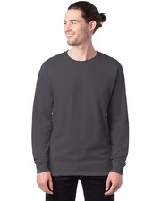 Hanes 5286 Men's Cotton ComfortSoft Long Sleeve Midweight Crewneck Tee T-Shirt picture
