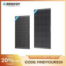 Renogy ShadowFlux N-Type 200W 120W Solar Panel Anti-shading 25% High-Efficiency picture