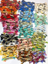 DMC Embroidery Floss Lot of 600+ Skeins Assorted Colors, Case, Cards Mouline picture