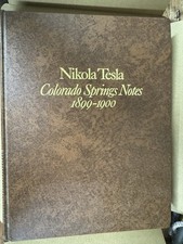 Nikola Tesla Colorado Springs Notes 1899-1900 Hardcover NOLIT 1978 English picture
