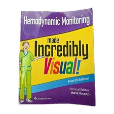 Hemodynamic Monitoring Made Incredibly Visual (Incredibly Easy SeriesÂ®) - GOOD picture