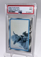 1980 Empire Strikes Back TRIED HAVE YOU Card #241 / YODA / PSA 9 MINT picture