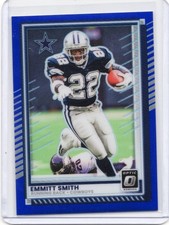 2025 Donruss Optic Emmitt Smith True Blue Prizm /249 Cowboys Color Match #5 picture