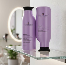 (2x) Pureology Hydrate Shampoo & Conditioner Duo 9 oz ea. picture
