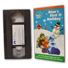 Blues Clues Blues First Holiday VHS Tape 2003 Nickelodeon Nick Jr Kids Steve Joe picture