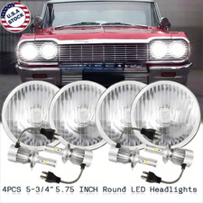 For 58-75 Chevy Impala El Camino 4PCS 5.75