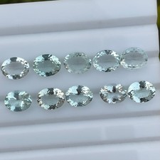 8x10 mm Beautiful Natural Aquamarine Oval Cut , 16.85ct , 10pcs Loose Gemstone picture