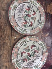 vintage chinese plates antique set picture