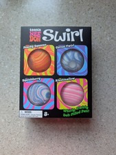 Needoh Teenie SWIRL 4 Count Squishy Stress Ball AUTHENTIC Schylling Nee Doh NEW picture